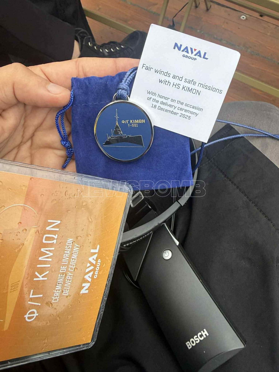 Φρεγάτα Belharra «Κίμων» Τελετή