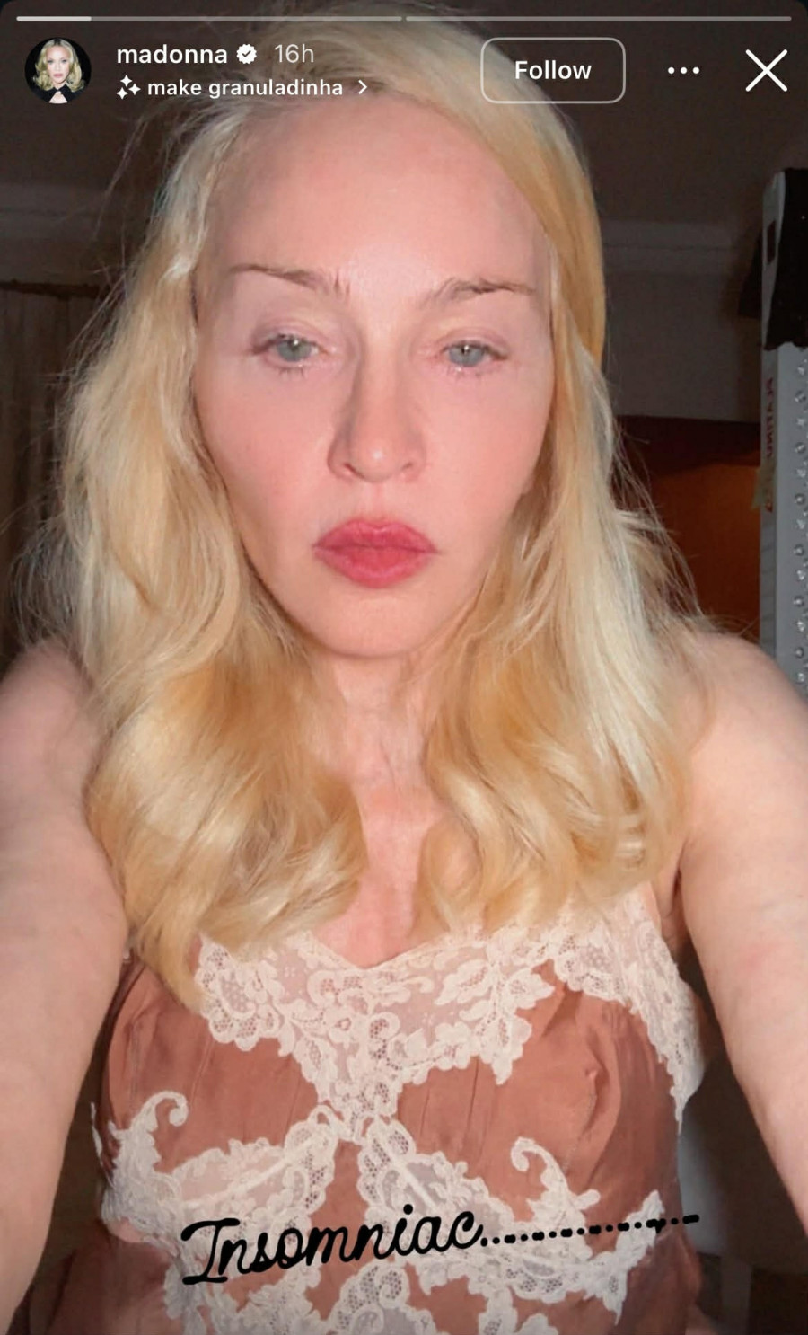 Μαντόνα - Χωρίς μακιγιάζ