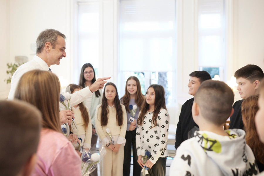 Μητσοτάκης - Μαθητές