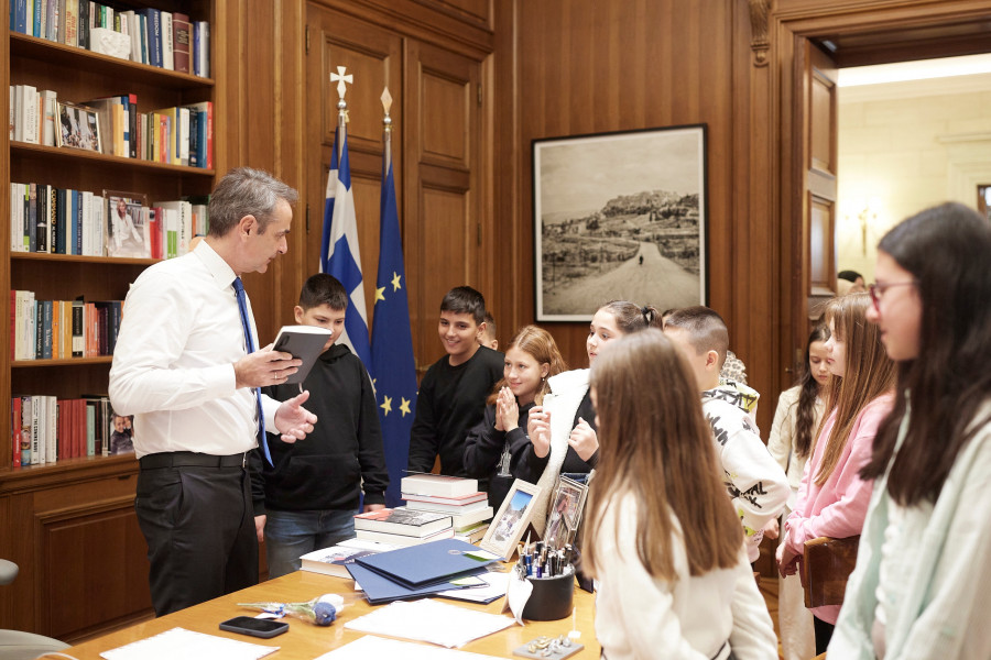 Μητσοτάκης - Μαθητές