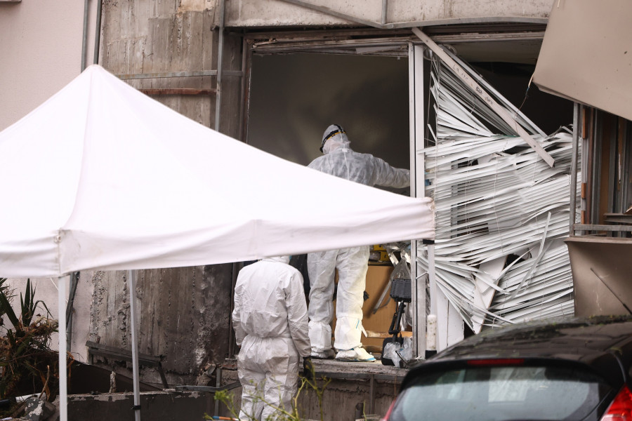 [383321] ΕΚΡΗΞΗ ΣΕ ΚΑΤΑΣΤΗΜΑ ΤΡΑΠΕΖΑΣ ΣΤΟΝ ΕΥΟΣΜΟ ΣΤΗ ΘΕΣΣΑΛΟΝΙΚΗ (ΡΑΦΑΗΛ ΓΕΩΡΓΙΑΔΗΣ / EUROKINISSI)