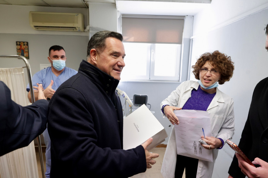 Επίσκεψη Μητσοτάκη – Γεωργιάδη στο Τζάνειο.