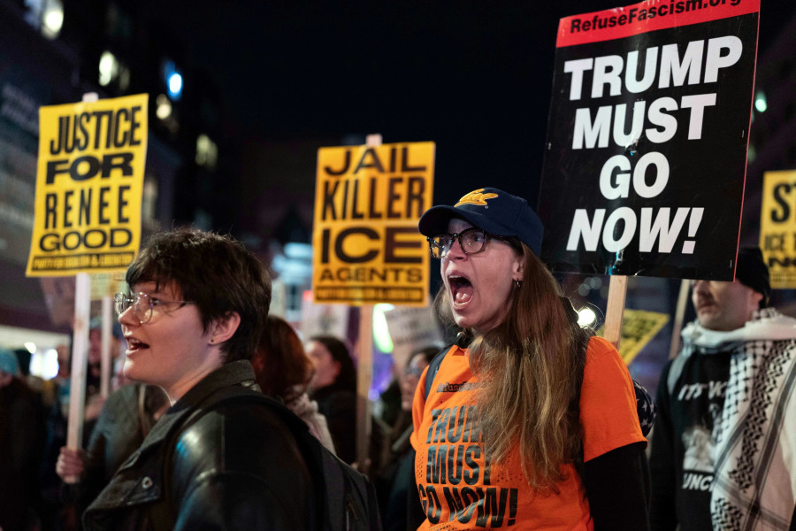 Διαδηλωτές - Ουάσινγκτον για δολοφονία στη Μινεάπολη