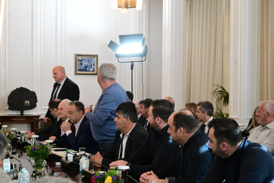 Αγρότες Μέγαρο Μαξίμου συνάντηση