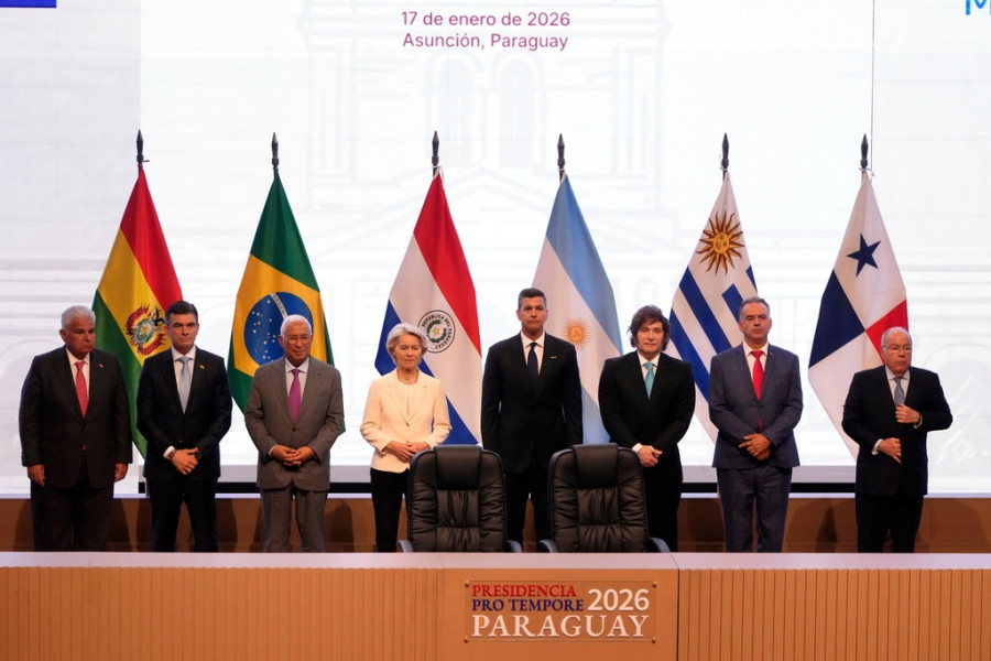 Jose Raul Mulino,Rodrigo Paz,Antonio Costa,Ursula von der Leyen,Santiago Pena,Javier Milei,Yamandu Orsi,Mauro Vieira