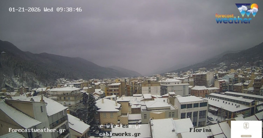 Φλώρινα χιόνι