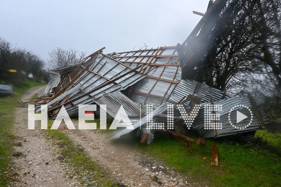 Κακοκαιρία Ηλεία 