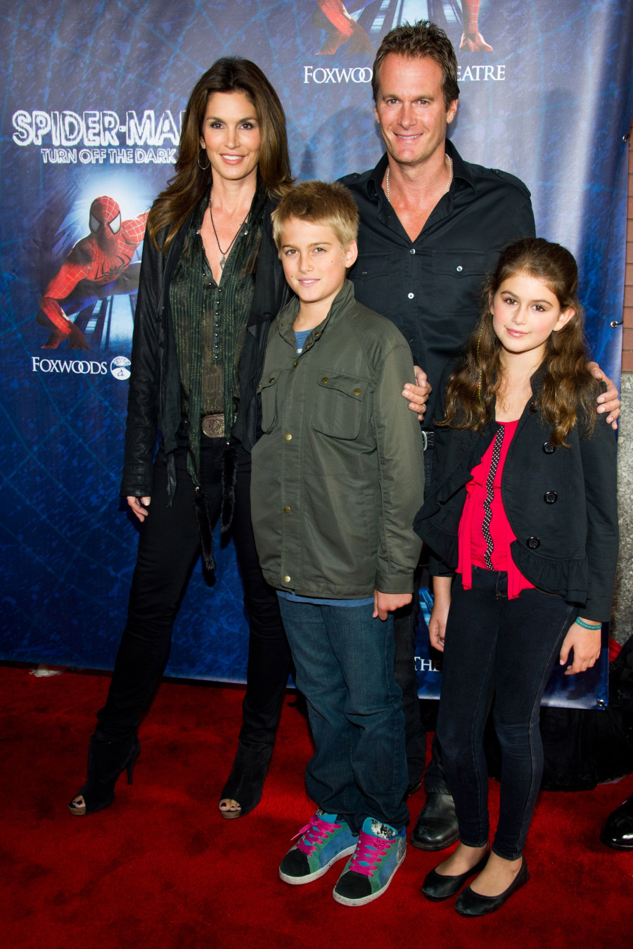 Cindy Crawford, Rande Gerber, Presley Gerber, Kaia Gerber
