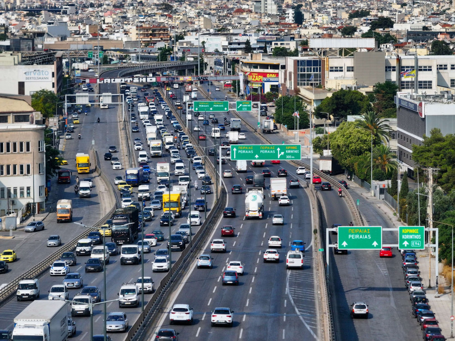 ΚΙΝΗΣΗ ΣΤΟΝ ΚΗΦΙΣΟ.ΑΕΡΟΦΩΤΟΓΡΑΦΙΑ ΑΝΤΩΝΗΣ ΝΙΚΟΛΟΠΟΥΛΟΣ/EUROKINISSI