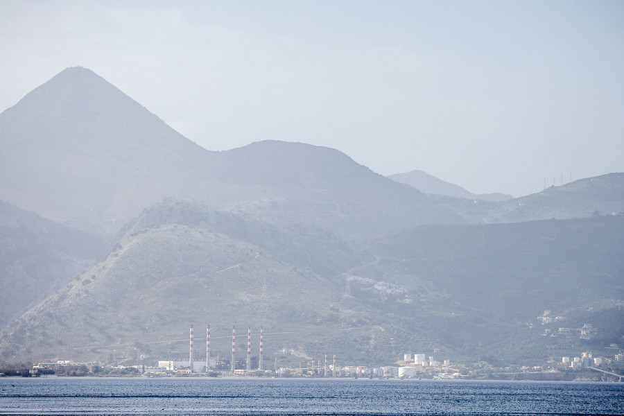 Ηράκλειο Κρήτης: Σκόνη στην ατμόσφαιρα.