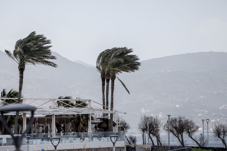 Ηράκλειο Κρήτης: Σκόνη στην ατμόσφαιρα.