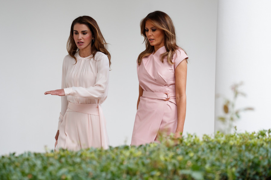 Queen Rania,Melania Trump