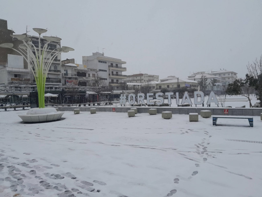 χιονια ορεστιαδα