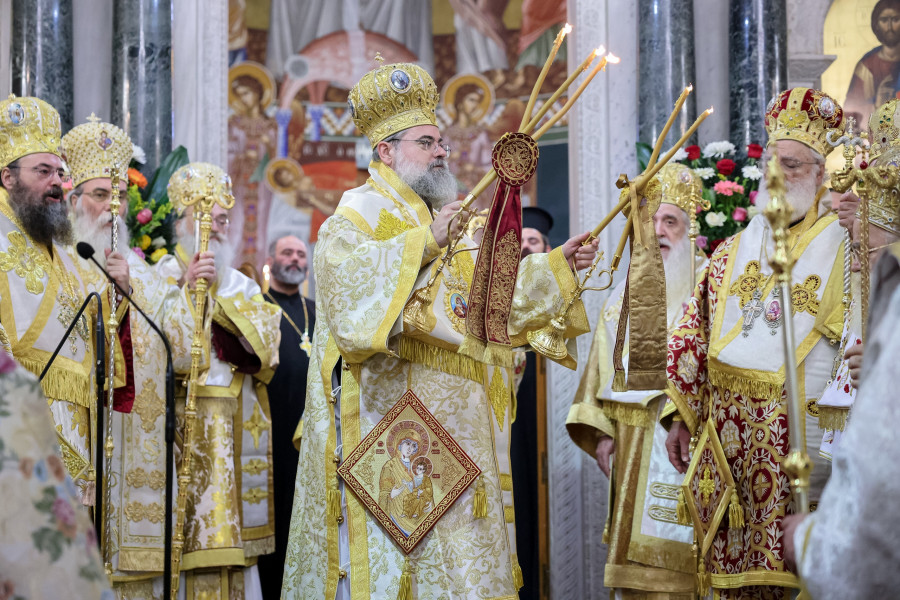 ΧΕΙΡΟΤΟΝΗΘΗΚΕ Ο ΝΕΟΣ ΜΗΤΡΟΠΟΛΙΤΗΣ ΚΥΔΩΝΙΑΣ ΚΑΙ ΑΠΟΚΟΡΩΝΟΥ ΤΙΤΟΣ (ΣΤΕΦΑΝΟΣ ΡΑΠΑΝΗΣ /EUROKINISSI)