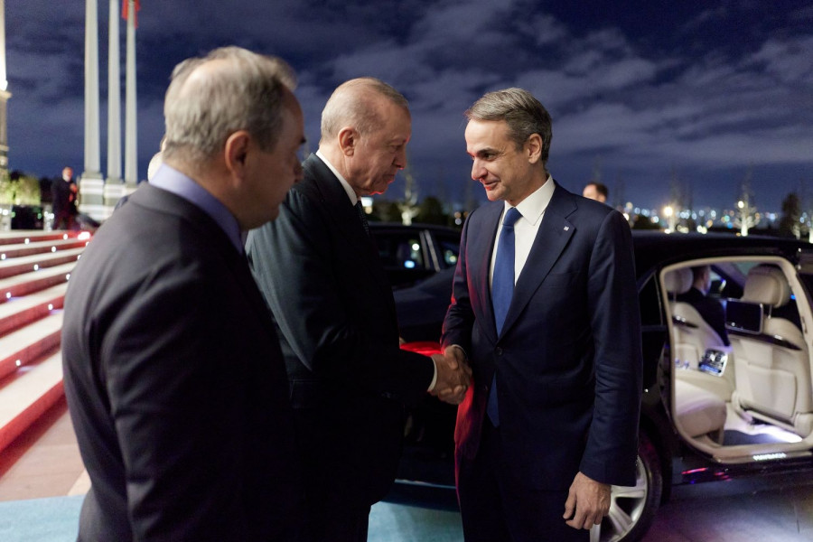 Κυριάκος Μητσοτάκης Ρετζέπ Ταγίπ Ερντογάν