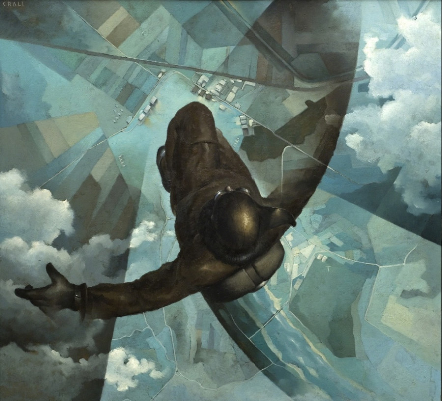 Before the parachute opens