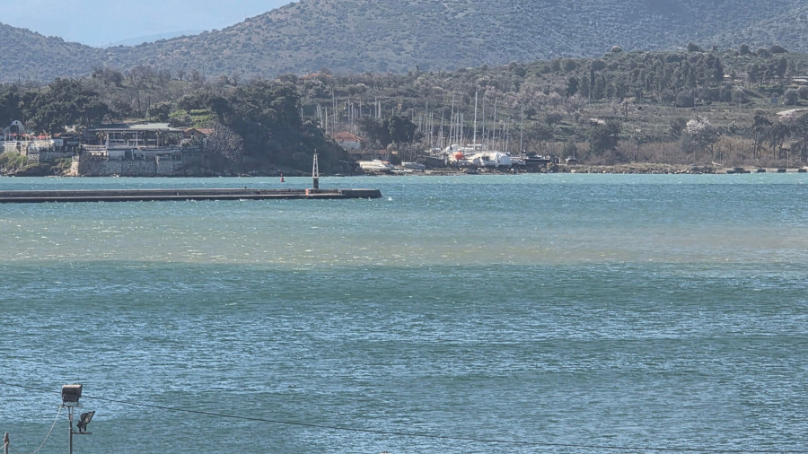 Λιμάνι Βόλου - Καφέ κηλίδα