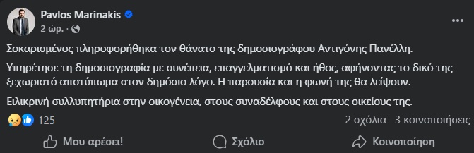 Μαρινάκης - Πανέλλη