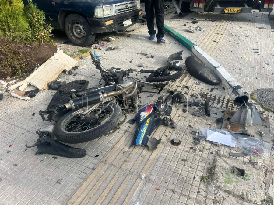 Τροχαίο - Λεωφόρο Θηβών