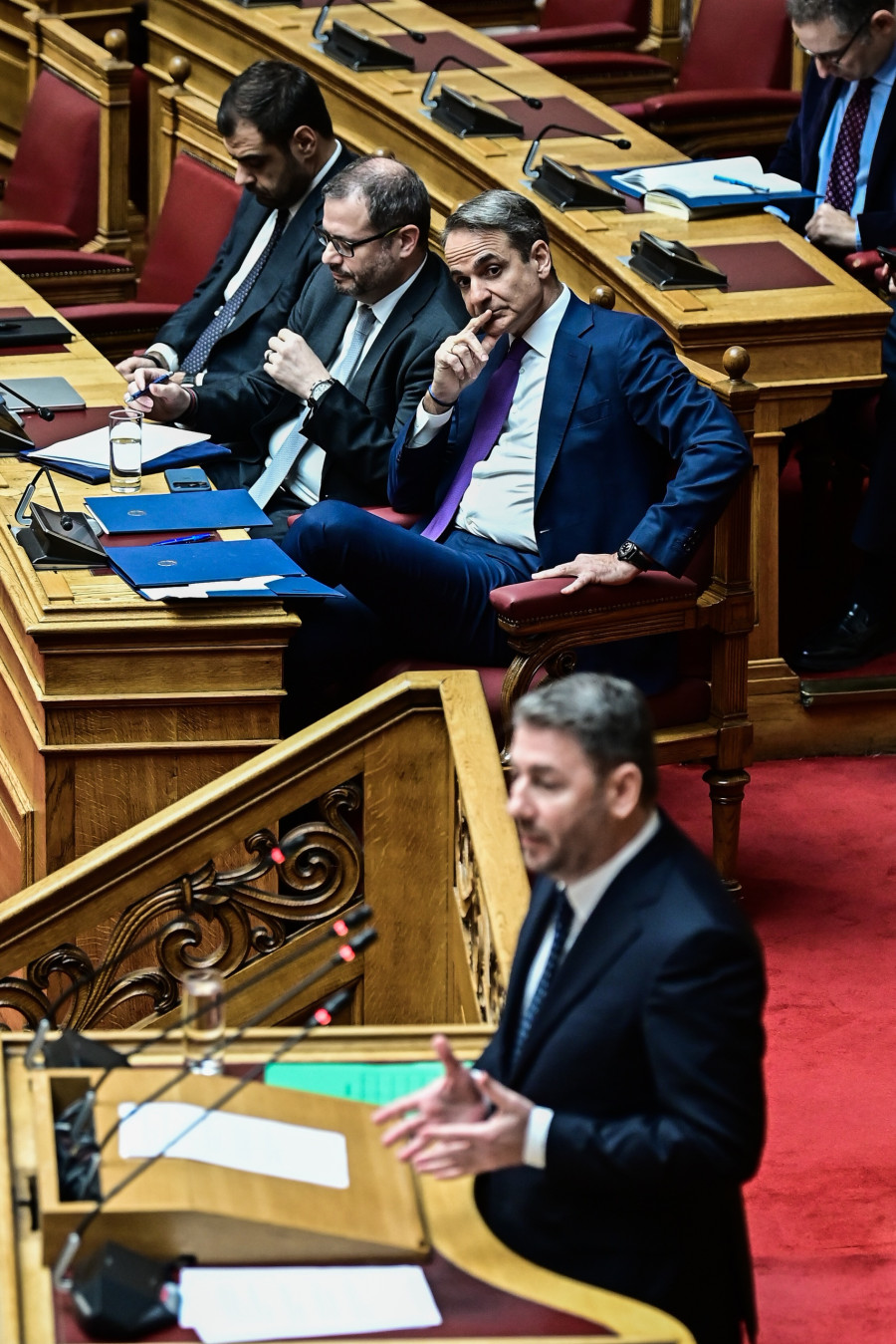 [385022] ΩΡΑ ΤΟΥ ΠΡΩΘΥΠΟΥΡΓΟΥ ΣΤΗΝ ΟΛΟΜΕΛΕΙΑ ΤΗΣ ΒΟΥΛΗΣ (ΜΙΧΑΛΗΣ ΚΑΡΑΓΙΑΝΝΗΣ/EUROKINISSI)