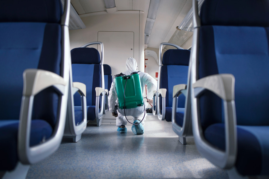 αεροπλάνο - καθαριότητα