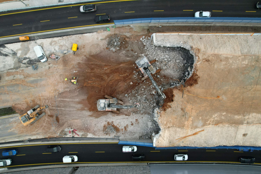 ΚΑΤΕΔΑΦΙΣΗ ΤΟΥΝΕΛ ΣΤΟΝ ΠΕΡΙΦΕΡΕΙΑΚΟ ΘΣΣΑΛΟΝΙΚΗΣ ΓΙΑ ΤΗΝ ΚΑΤΑΣΚΕΥΗ ΤΟΥ FLYOVER