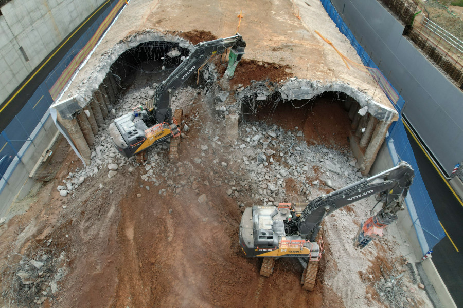 ΚΑΤΕΔΑΦΙΣΗ ΤΟΥΝΕΛ ΣΤΟΝ ΠΕΡΙΦΕΡΕΙΑΚΟ ΘΣΣΑΛΟΝΙΚΗΣ ΓΙΑ ΤΗΝ ΚΑΤΑΣΚΕΥΗ ΤΟΥ FLYOVER