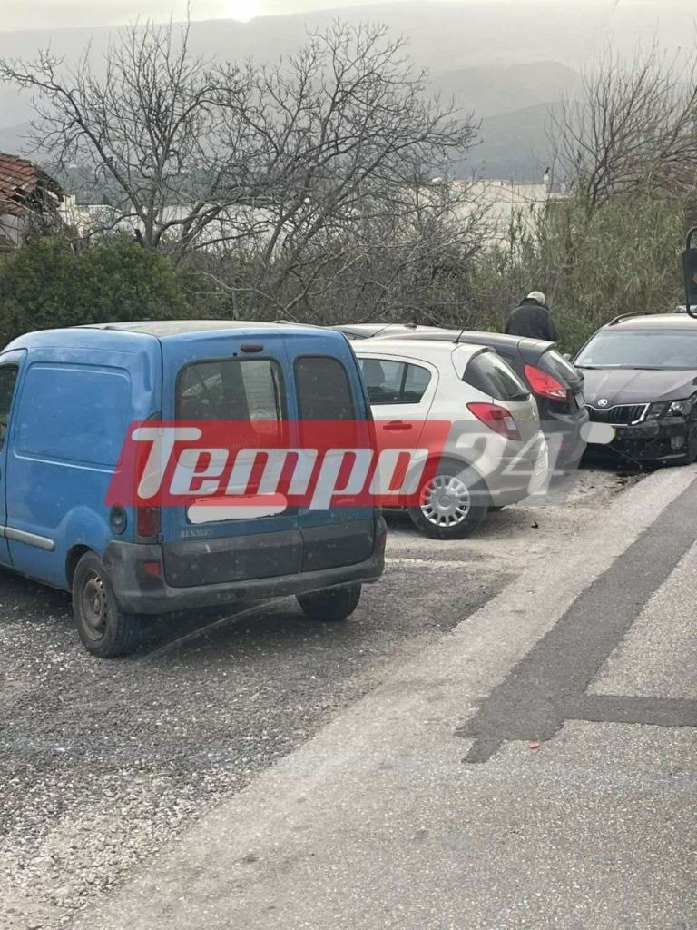 Πάτρα: Σφοδρή σύγκρουση οχημάτων στα Συχαινά – ΦΩΤΟ