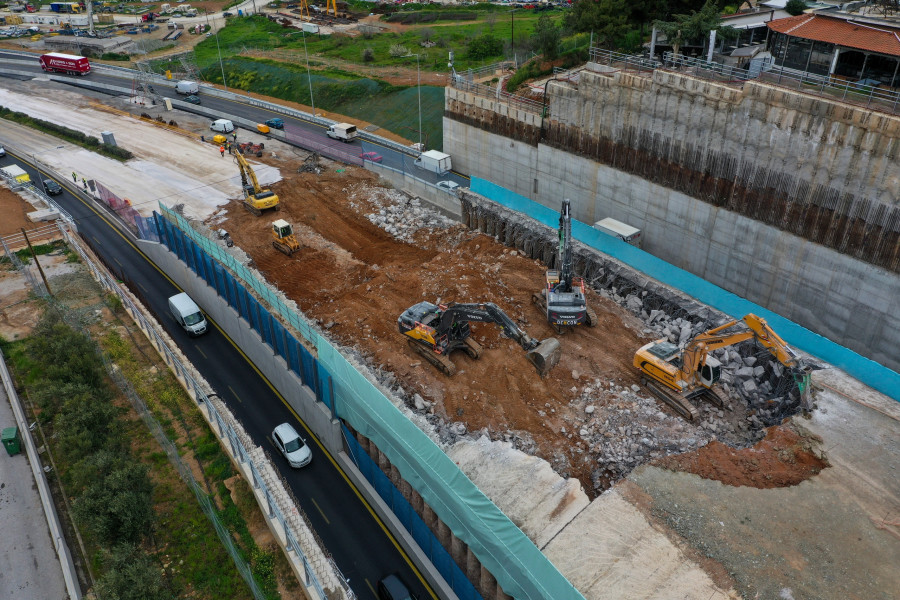 [385763] ΚΑΤΑΣΚΕΥΗ ΤΟΥ FLYOVER ΣΤΟΝ ΠΕΡΙΦΕΡΕΙΑΚΟ ΘΕΣΣΑΛΟΝΙΚΗΣ(EUROKINISSI/ΛΙΑ ΦΩΚΑ)