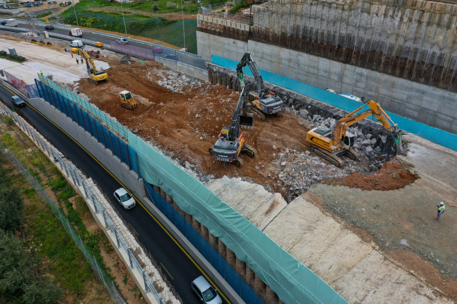 [385763] ΚΑΤΑΣΚΕΥΗ ΤΟΥ FLYOVER ΣΤΟΝ ΠΕΡΙΦΕΡΕΙΑΚΟ ΘΕΣΣΑΛΟΝΙΚΗΣ(EUROKINISSI/ΛΙΑ ΦΩΚΑ)