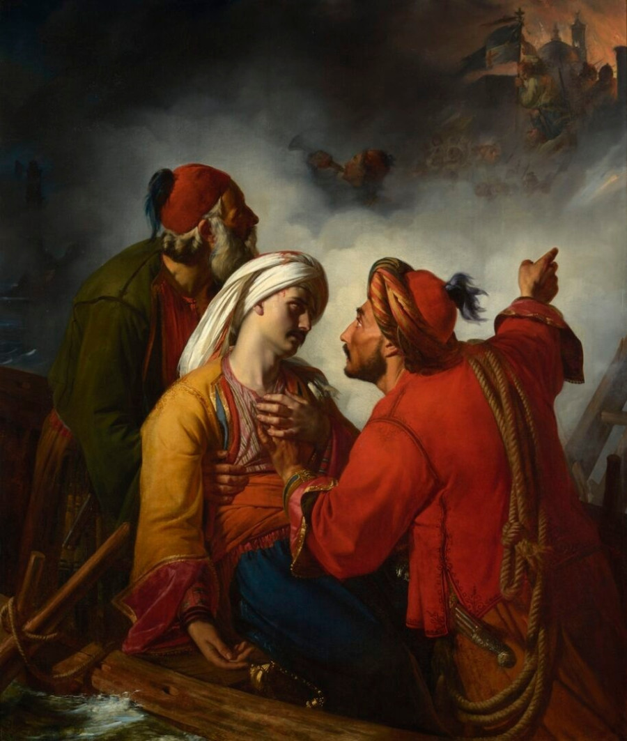 Officier grec blessι - Inv. A 154