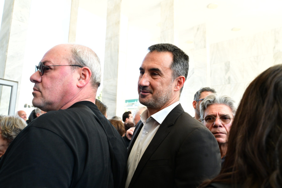 [386126] ΠΟΛΙΤΙΚΗ ΚΗΔΕΙΑ ΤΟΥ ΒΑΣΙΛΗ ΡΙΖΟΥ (ΤΑΤΙΑΝΑ ΜΠΟΛΑΡΗ/EUROKINISSI)