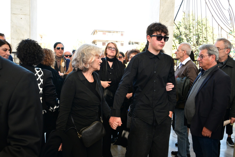 [386126] ΠΟΛΙΤΙΚΗ ΚΗΔΕΙΑ ΤΟΥ ΒΑΣΙΛΗ ΡΙΖΟΥ (ΤΑΤΙΑΝΑ ΜΠΟΛΑΡΗ/EUROKINISSI)