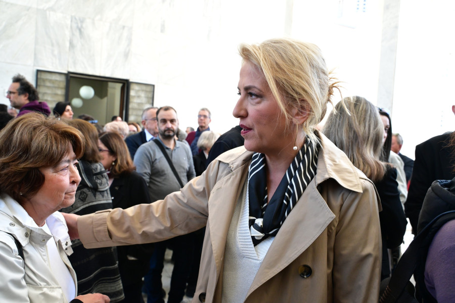 [386126] ΠΟΛΙΤΙΚΗ ΚΗΔΕΙΑ ΤΟΥ ΒΑΣΙΛΗ ΡΙΖΟΥ (ΤΑΤΙΑΝΑ ΜΠΟΛΑΡΗ/EUROKINISSI)