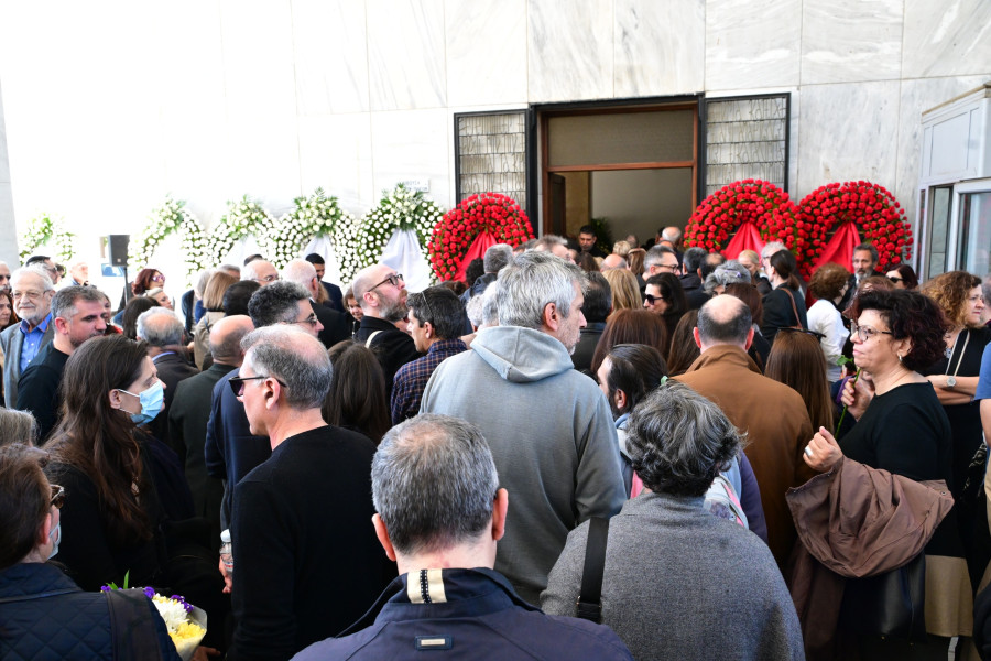 [386126] ΠΟΛΙΤΙΚΗ ΚΗΔΕΙΑ ΤΟΥ ΒΑΣΙΛΗ ΡΙΖΟΥ (ΤΑΤΙΑΝΑ ΜΠΟΛΑΡΗ/EUROKINISSI)