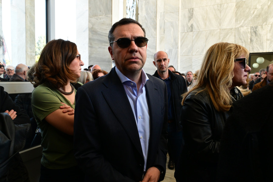 [386126] ΠΟΛΙΤΙΚΗ ΚΗΔΕΙΑ ΤΟΥ ΒΑΣΙΛΗ ΡΙΖΟΥ (ΤΑΤΙΑΝΑ ΜΠΟΛΑΡΗ/EUROKINISSI)