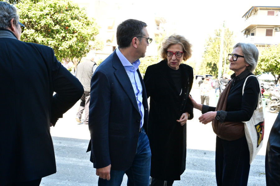 [386126] ΠΟΛΙΤΙΚΗ ΚΗΔΕΙΑ ΤΟΥ ΒΑΣΙΛΗ ΡΙΖΟΥ (ΤΑΤΙΑΝΑ ΜΠΟΛΑΡΗ/EUROKINISSI)