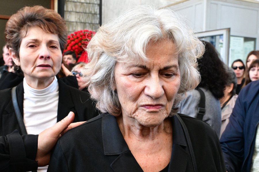 [386126] ΠΟΛΙΤΙΚΗ ΚΗΔΕΙΑ ΤΟΥ ΒΑΣΙΛΗ ΡΙΖΟΥ (ΤΑΤΙΑΝΑ ΜΠΟΛΑΡΗ/EUROKINISSI)