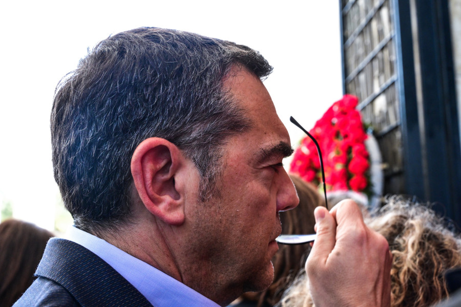 [386126] ΠΟΛΙΤΙΚΗ ΚΗΔΕΙΑ ΤΟΥ ΒΑΣΙΛΗ ΡΙΖΟΥ (ΤΑΤΙΑΝΑ ΜΠΟΛΑΡΗ/EUROKINISSI)