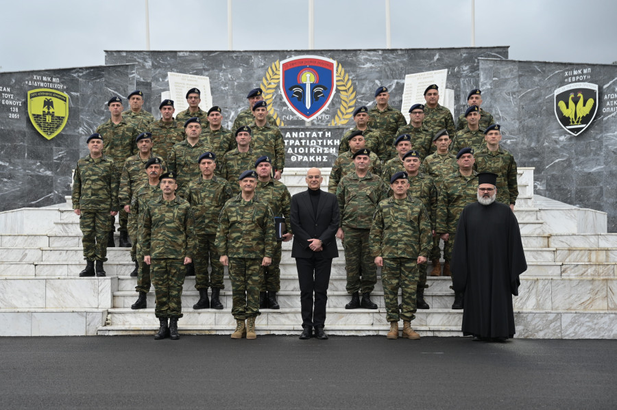 ΕΠΙΣΚΕΨΗ ΥΕΘΑ ΝΙΚΟΥ ΔΕΝΔΙΑ ΣΤΗΝ ΕΔΡΑ ΤΗΣ ΑΣΔΙΘ ΣΤΗ ΞΑΝΘΗ (ΔΙΕΥΘΥΝΣΗ ΕΝΗΜΕΡΩΣΗΣ/ΥΠΟΥΡΓΕΙΟ ΕΘΝΙΚΗΣ ΑΜΥΝΑΣ/ΧΡΗΣΤΟΣ ΠΕΛΕΚΟΥΔΑΣ/EUROKINISSI)