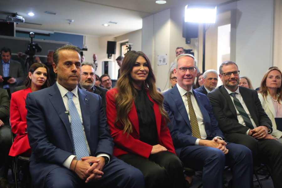 [386273] ΤΕΛΕΤΗ ΥΠΟΓΡΑΦΗΣ ΣΥΜΒΑΣΗΣ ΓΕΩΤΡΗΣΗΣ ΓΙΑ ΤΟ BLOCK 2 (ΣΩΤΗΡΗΣ ΔΗΜΗΤΡΟΠΟΥΛΟΣ/EUROKINISSI)