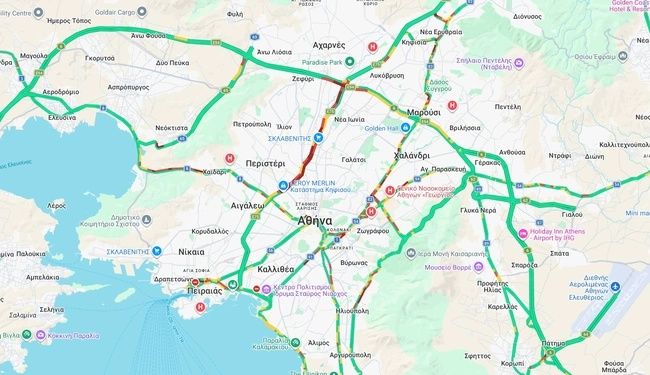 Κίνηση στους δρόμους, (20/4/2026)