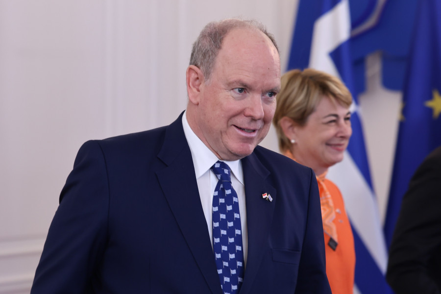 ΣΥΝΑΝΤΗΣΗ ΤΟΥ ΠΡΩΘΥΠΟΥΡΓΟΥ ΚΥΡΙΑΚΟΥ ΜΗΤΣΟΤΑΚΗ ΜΕ ΤΟΝ ΠΡΙΓΚΙΠΑ ΑΛΒΕΡΤΟ Β' ΤΟΥ ΜΟΝΑΚΟ