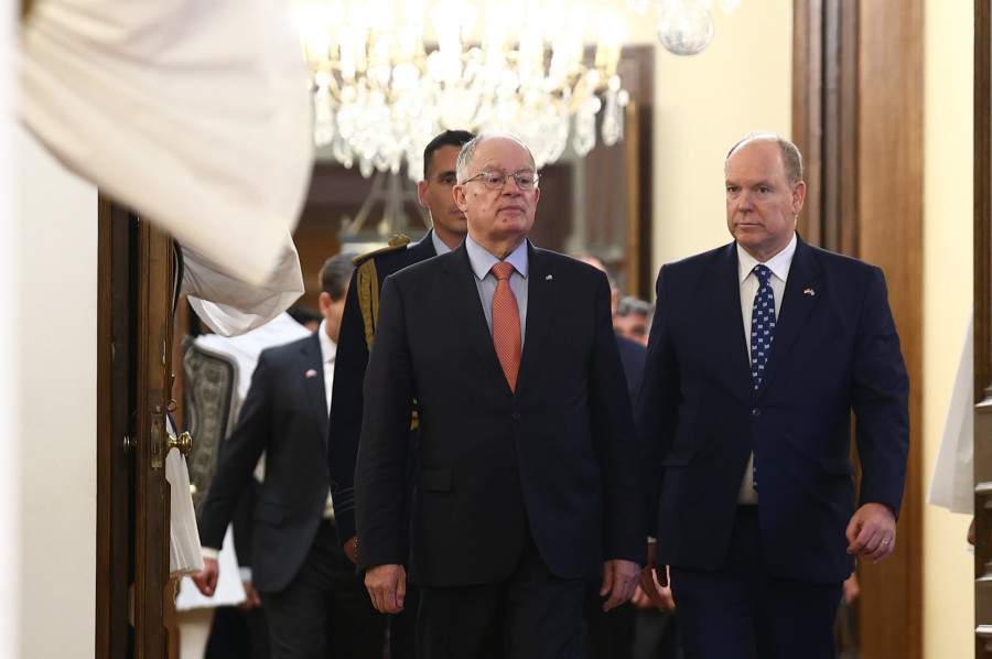 ΣΥΝΑΝΤΗΣΗ ΤΟΥ ΠτΔ ΚΩΝΣΤΑΝΤΙΝΟΥ ΤΑΣΟΥΛΑ ΜΕ ΤΟΝ ΠΡΙΓΚΙΠΑ ΑΛΒΕΡΤΟ Β' ΤΟΥ ΜΟΝΑΚΟ