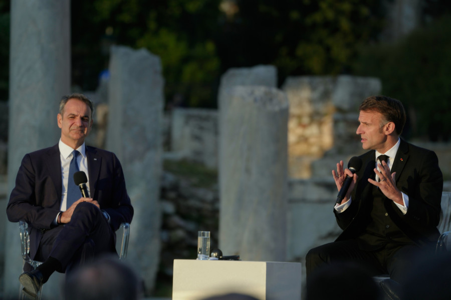 Εμανουέλ Μακρόν Κυριάκος Μητσοτάκης