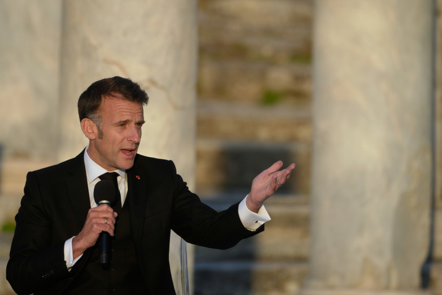 Εμανουέλ Μακρόν Αθήνα