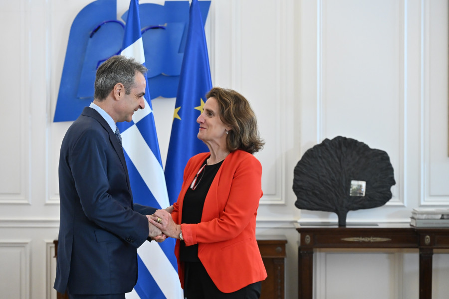 ΣΥΝΑΝΤΗΣΗ ΤΟΥ ΠΡΩΘΥΠΟΥΡΓΟΥ ΚΥΡΙΑΚΟΥ ΜΗΤΣΟΤΑΚΗ ΜΕ ΤΗΝ ΕΚΤΕΛΕΣΤΙΚΗ ΑΝΤΙΠΡΟΕΔΡΟ ΤΗΣ ΕΥΡΩΠΑΙΚΗΣ ΕΠΙΤΡΟΠΗΣ TERESA RIBERA