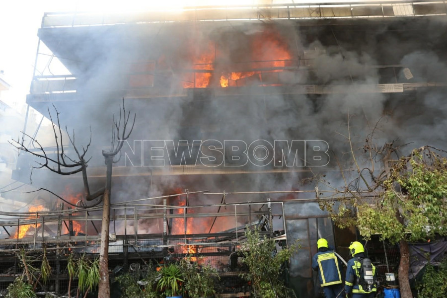 ilion; fotia; fire; pyrkagia ilion