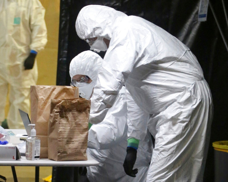 Virus Outbreak Australia Ship Raided