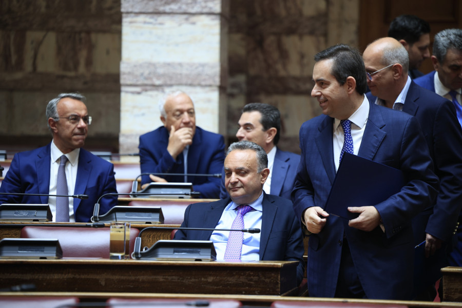 [386846] ΣΥΝΕΔΡΙΑΣΗ ΤΗΣ ΚΟΙΝΟΒΟΥΛΕΥΤΙΚΗΣ ΟΜΑΔΑΣ ΤΗΣ ΝΕΑΣ ΔΗΜΟΚΡΑΤΙΑΣ (ΓΙΩΡΓΟΣ ΚΟΝΤΑΡΙΝΗΣ/EUROKINISSI)